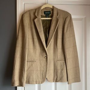 Vintage Houndstooth Ralph Lauren Blazer